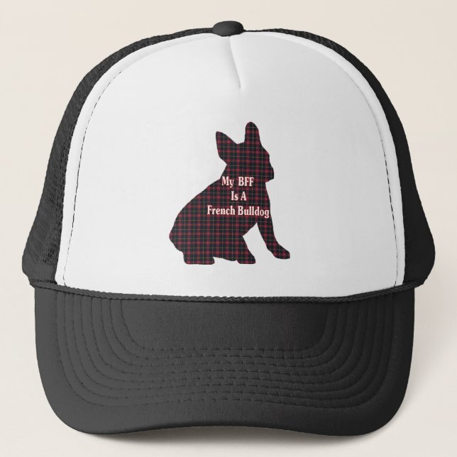 De Camionero Gorra del Bulldog francés BFF (Anverso)