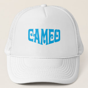 De Camionero Gorra del camafeo con el logotipo azul