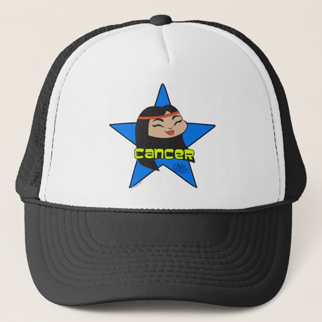 De Camionero Gorra del cáncer (Anverso)
