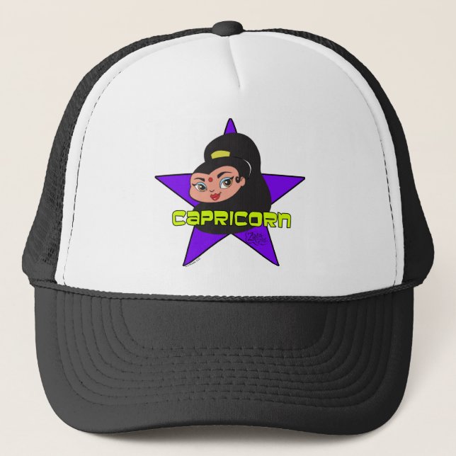 De Camionero Gorra del Capricornio (Anverso)