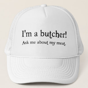 De Camionero Gorra del carnicero