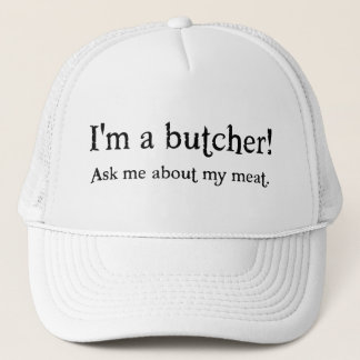 De Camionero Gorra del carnicero