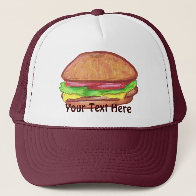 De Camionero Gorra del cheeseburger (Anverso)
