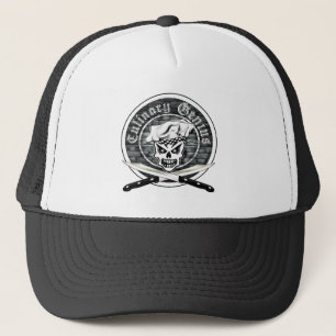 De Camionero Gorra del cocinero del cráneo