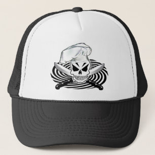 De Camionero Gorra del cocinero del cráneo