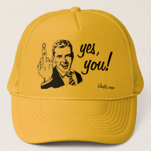 De Camionero Gorra del dedo medio