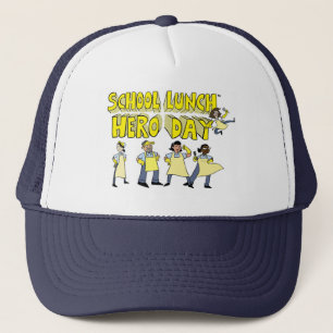 De Camionero gorra del Día del Héroe del Almuerzo Escolar