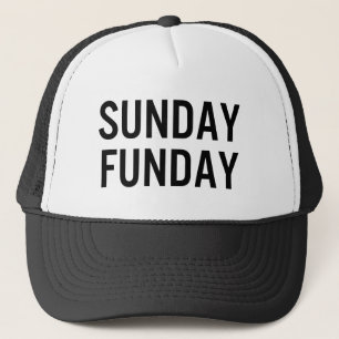 De Camionero Gorra del Domingo Divertido