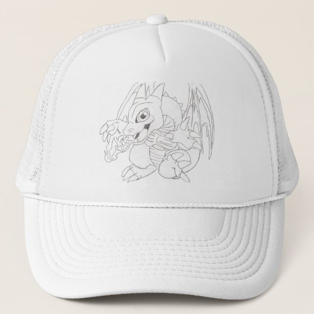 De Camionero Gorra del dragón del niño (Anverso)