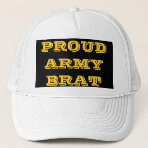De Camionero Gorra del Ejército Orgulloso Brat