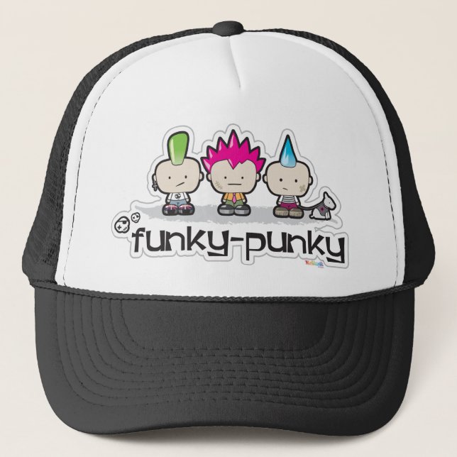 De Camionero Gorra del Enrrollado-Punky (Anverso)