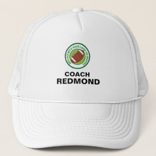 De Camionero Gorra del entrenador con su logotipo