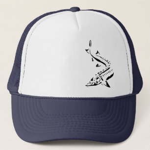 De Camionero Gorra del esturión - Tribal1-black