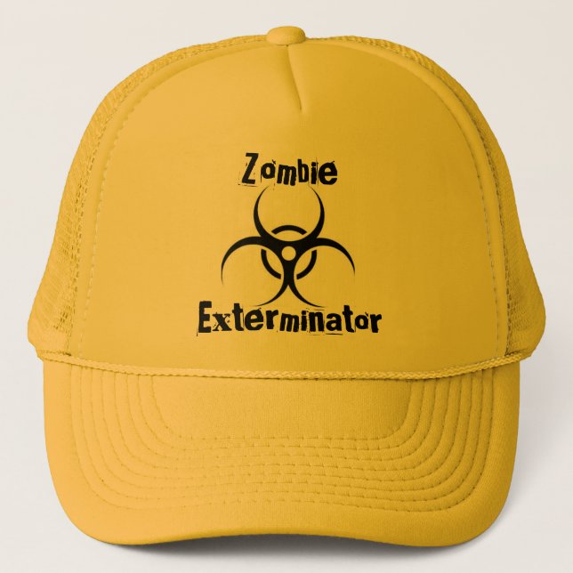 De Camionero Gorra del Exterminator del zombi (Anverso)