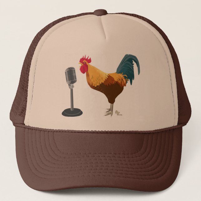 De Camionero Gorra del gallo (Anverso)