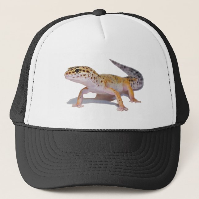 De Camionero Gorra del Gecko del leopardo (Anverso)