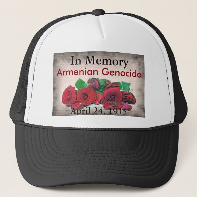 De Camionero Gorra del Genocidio Armenio (Anverso)