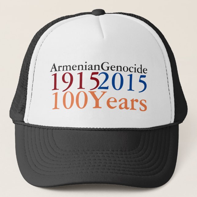 De Camionero Gorra del Genocidio Armenio (Anverso)