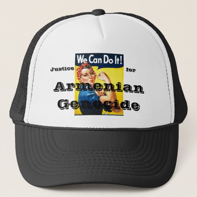De Camionero Gorra del Genocidio Armenio (Anverso)