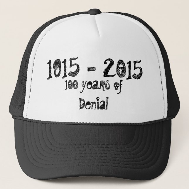 De Camionero Gorra del Genocidio Armenio (Anverso)