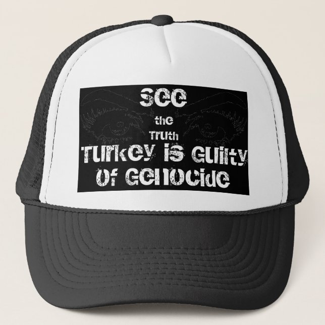 De Camionero Gorra del Genocidio Armenio (Anverso)
