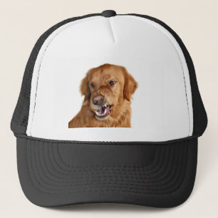 De Camionero Gorra del golden retriever el gruñir