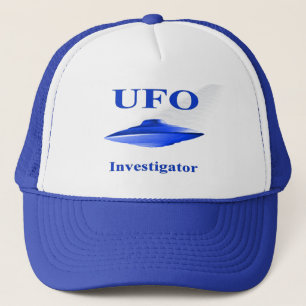 De Camionero Gorra del investigador del UFO - azul