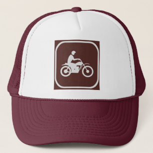 De Camionero Gorra del jinete del rastro del mag 5 - Brown