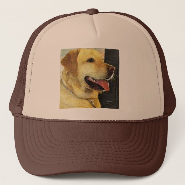 De Camionero Gorra del labrador retriever (Anverso)