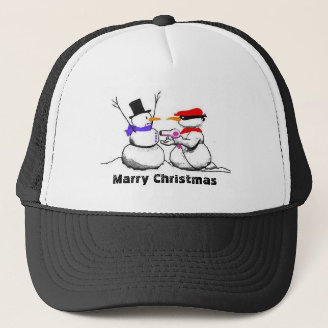 De Camionero Gorra del ladrón del navidad (Anverso)