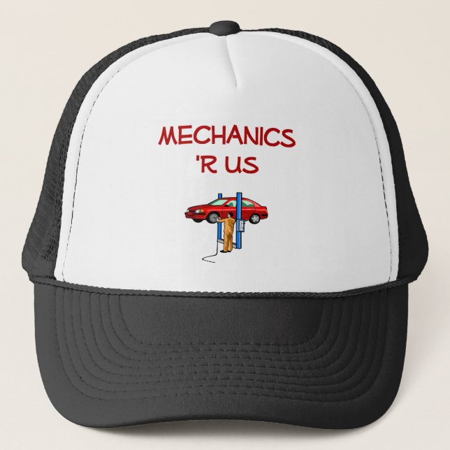 De Camionero Gorra del mecánico (Anverso)