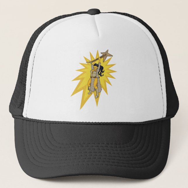 De Camionero Gorra del miedo del combate (Anverso)