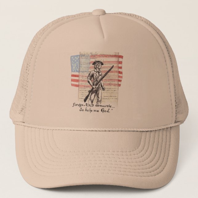 De Camionero Gorra del Minuteman (Anverso)