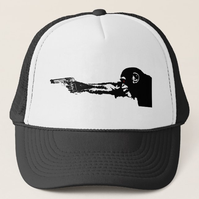 De Camionero Gorra del mono del tiroteo (Anverso)