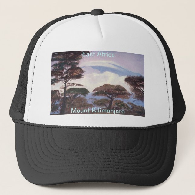 De Camionero Gorra del monte Kilimanjaro (Anverso)