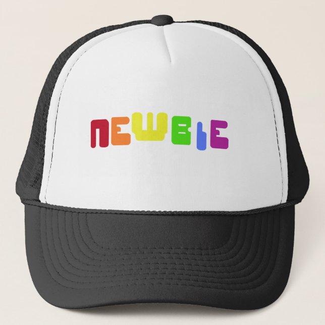 De Camionero Gorra del multicolor del Newbie (Anverso)