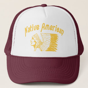 De Camionero Gorra del nativo americano