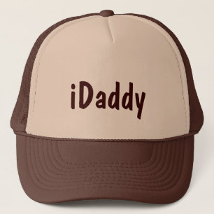 De Camionero gorra del nuevo papá del padre con el tema marrón