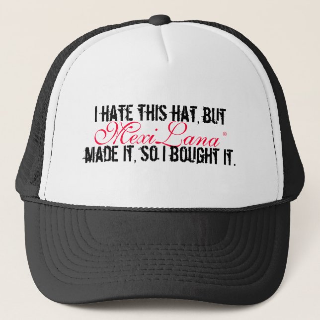De Camionero Gorra del odio (Anverso)