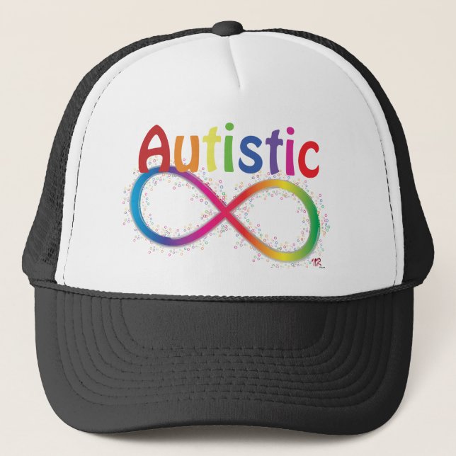 De Camionero Gorra del Orgullo Autista Infinito (Anverso)