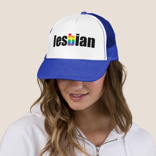 De Camionero Gorra del Orgullo Lesbiano (In situ)