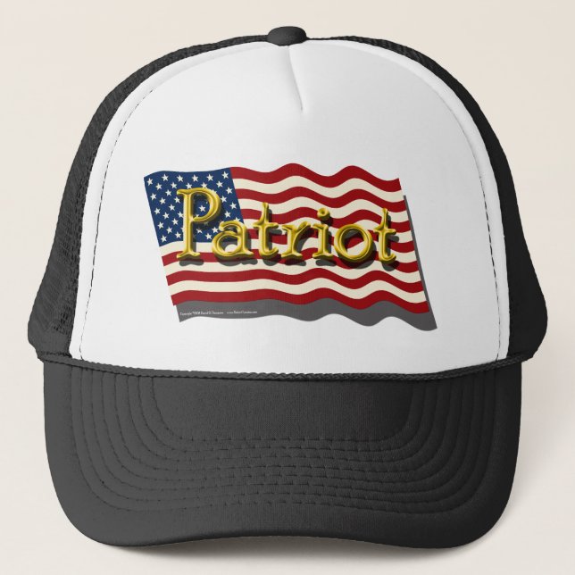 De Camionero Gorra del patriota (oro) (Anverso)