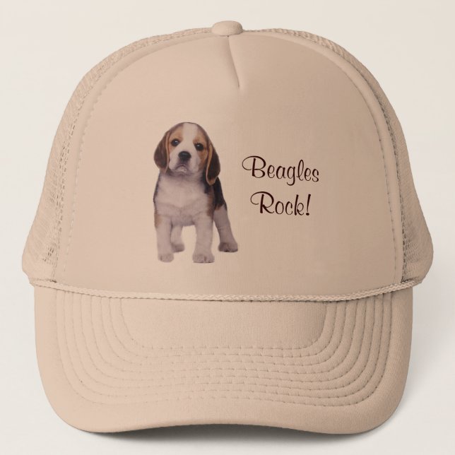 De Camionero Gorra del perrito del beagle (Anverso)