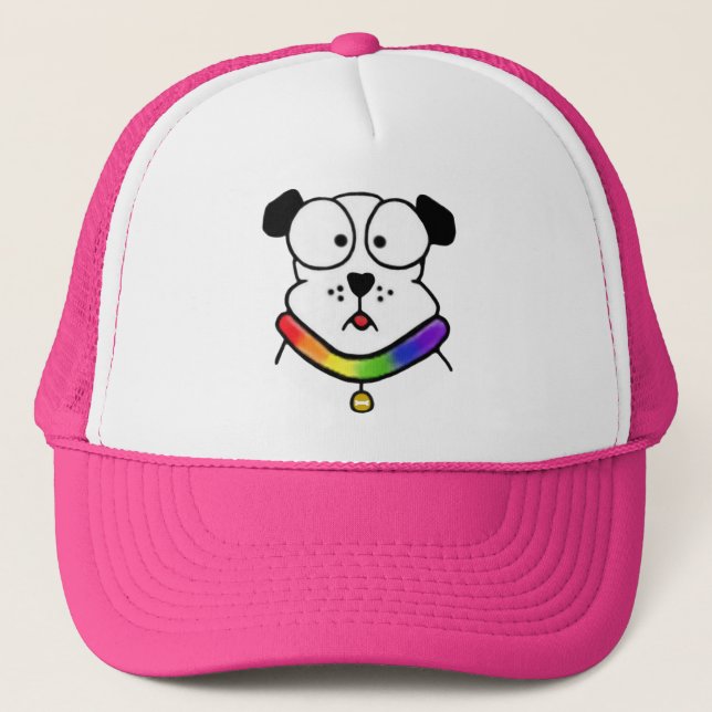 De Camionero Gorra del perro del orgullo (Anverso)