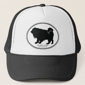 De Camionero Gorra del perro negro
