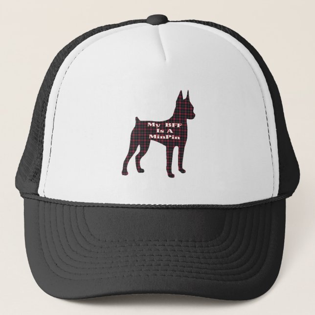 De Camionero Gorra del Pinscher miniatura BFF (Anverso)