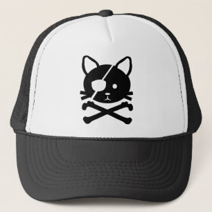 De Camionero Gorra del pirata del gato
