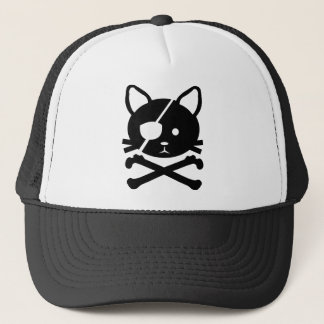 De Camionero Gorra del pirata del gato