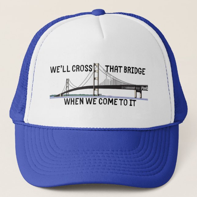 De Camionero Gorra del puente Mackinac (Anverso)