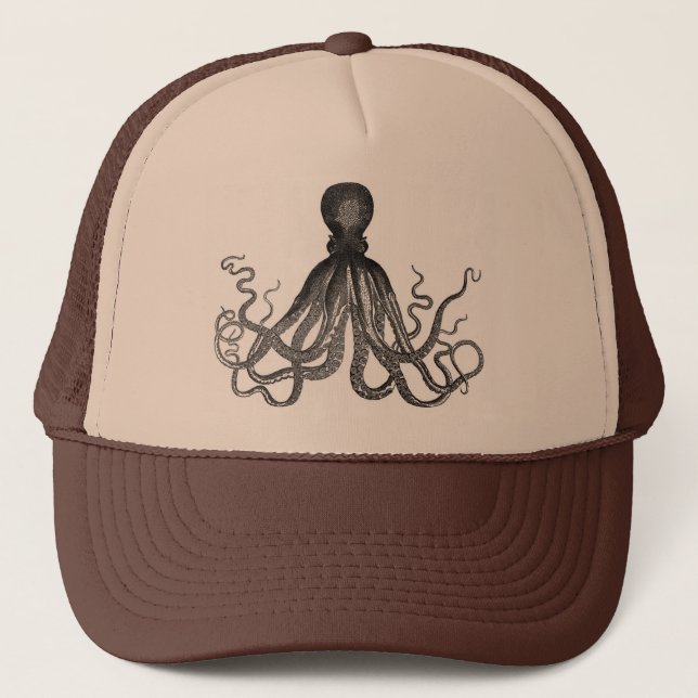 De Camionero Gorra del pulpo (Anverso)